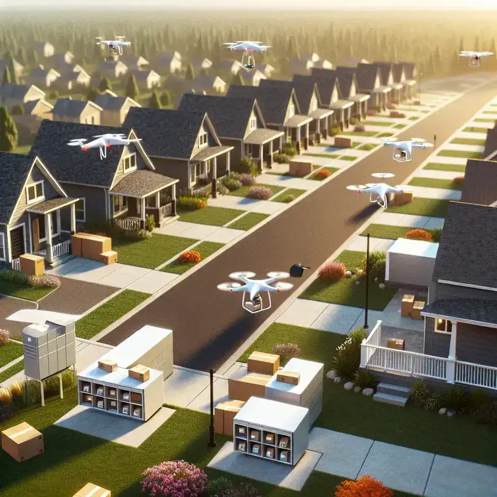 UPS Testing AI Powered Drone Parcel Lockers in U.S. Suburbs